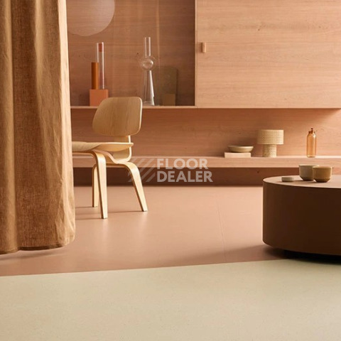 Forbo Marmoleum Solid Cocoa 3592 salted caramel фото 2 | FLOORDEALER